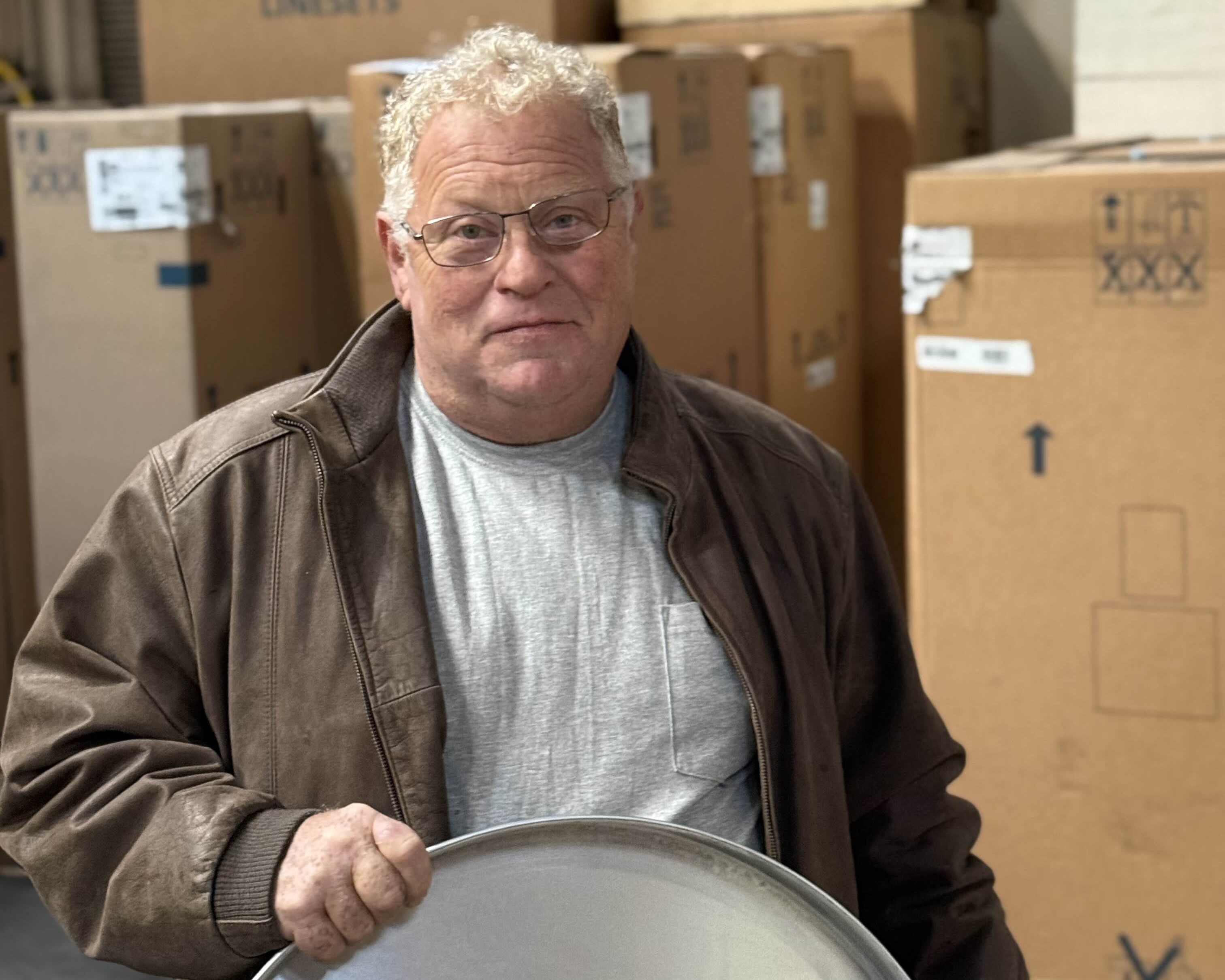 Dave with a new water heater