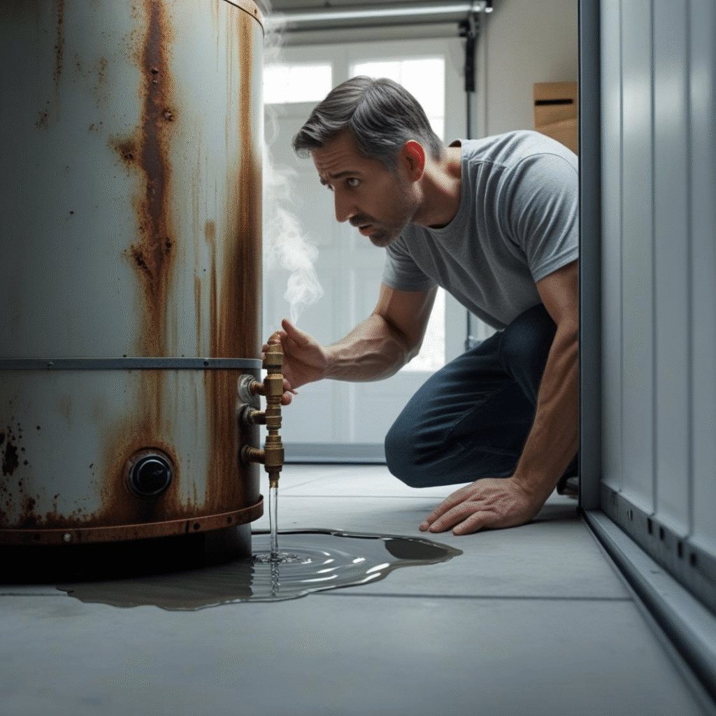 Tank water heater repair signs